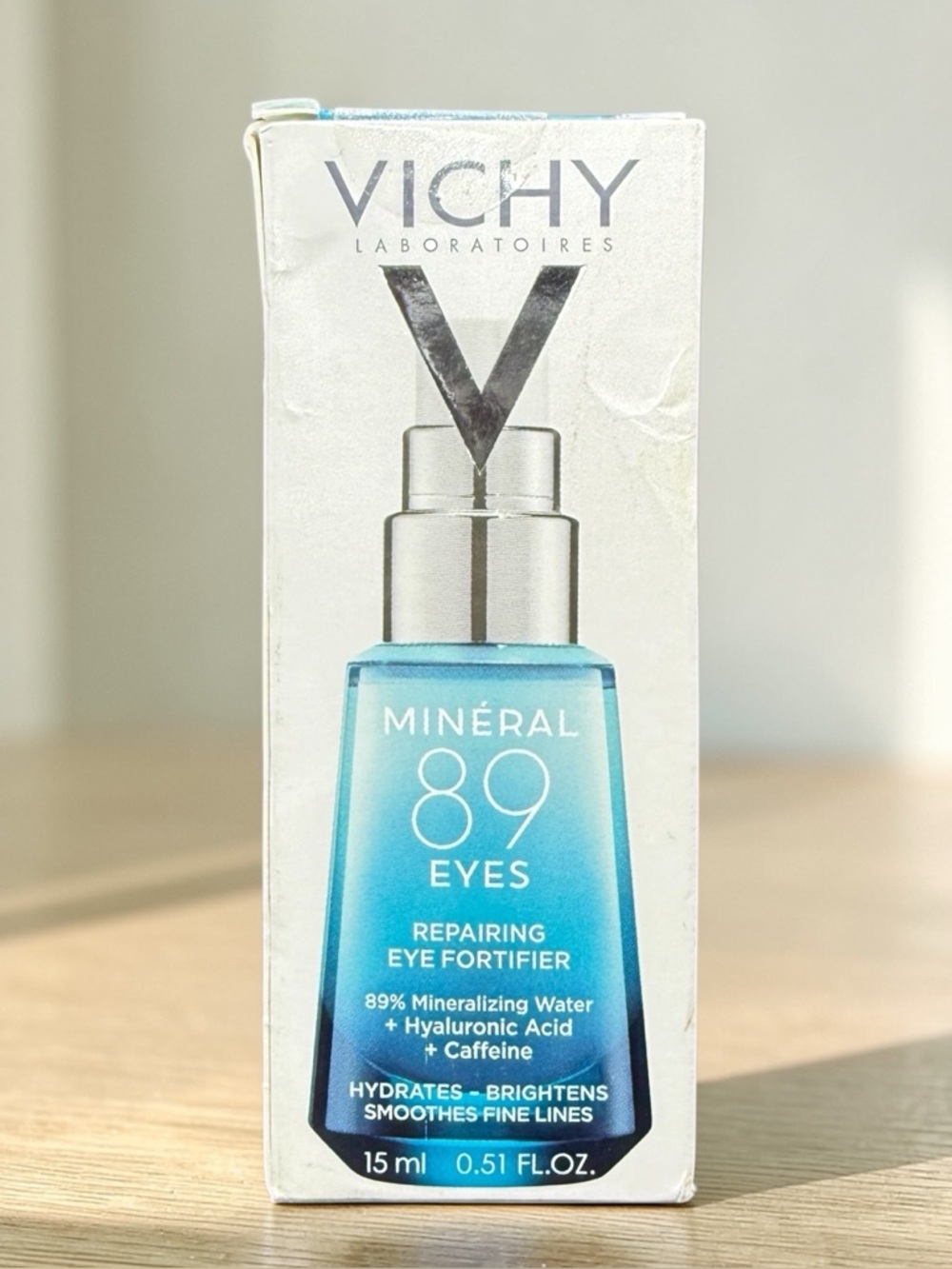 Vichy Mineral 89 Eyes Hyaluronic Acid Caffeine Eye Serum Repair 15mL‎ EXP 3/27
